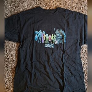 Black One Piece Graphic T-Shirt